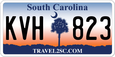 SC license plate KVH823