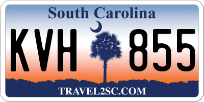 SC license plate KVH855