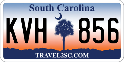 SC license plate KVH856