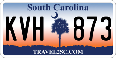 SC license plate KVH873
