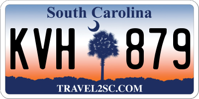 SC license plate KVH879