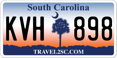 SC license plate KVH898