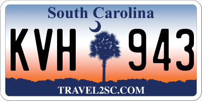 SC license plate KVH943