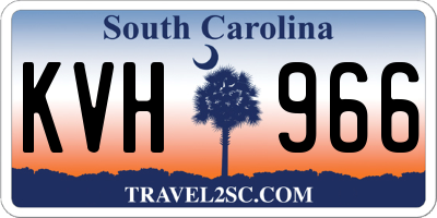 SC license plate KVH966
