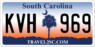 SC license plate KVH969