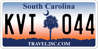 SC license plate KVI044