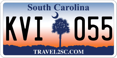 SC license plate KVI055