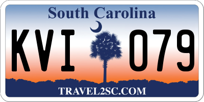 SC license plate KVI079