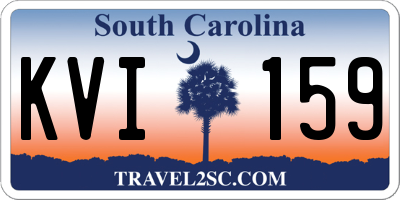SC license plate KVI159