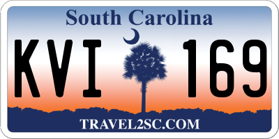 SC license plate KVI169
