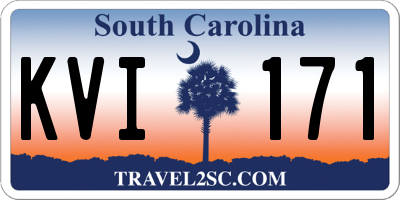 SC license plate KVI171