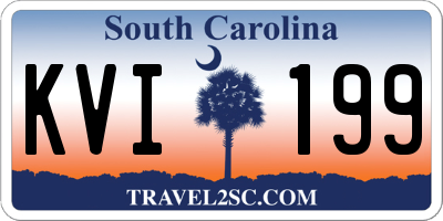 SC license plate KVI199