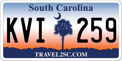 SC license plate KVI259