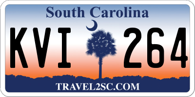SC license plate KVI264