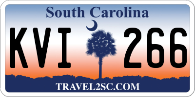 SC license plate KVI266