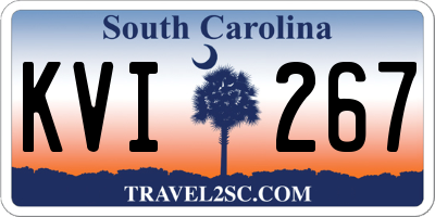 SC license plate KVI267