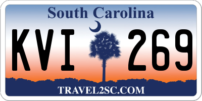 SC license plate KVI269