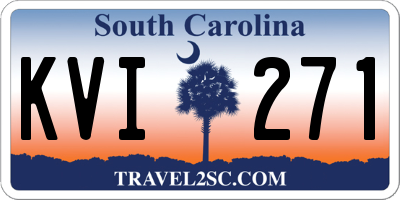 SC license plate KVI271