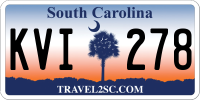 SC license plate KVI278