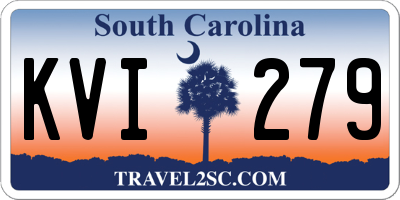 SC license plate KVI279