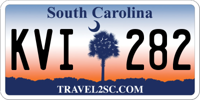 SC license plate KVI282