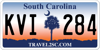SC license plate KVI284