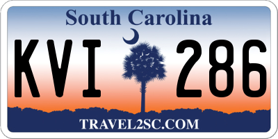 SC license plate KVI286