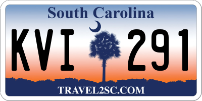 SC license plate KVI291
