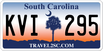 SC license plate KVI295