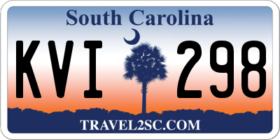 SC license plate KVI298