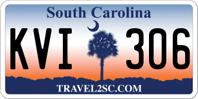 SC license plate KVI306