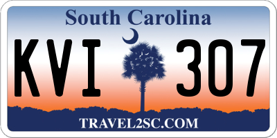 SC license plate KVI307