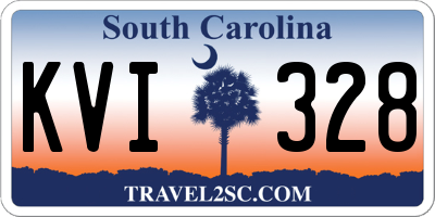 SC license plate KVI328