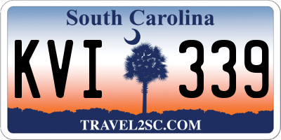 SC license plate KVI339