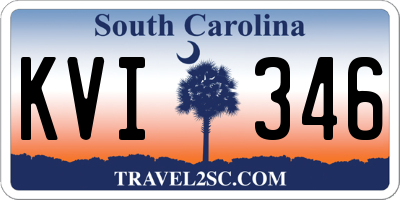SC license plate KVI346