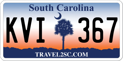 SC license plate KVI367