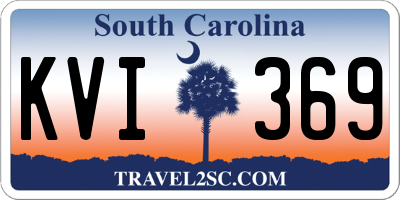 SC license plate KVI369
