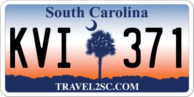 SC license plate KVI371