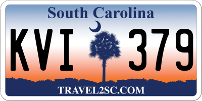 SC license plate KVI379