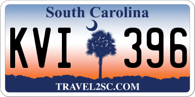 SC license plate KVI396