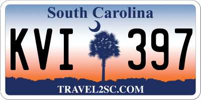 SC license plate KVI397