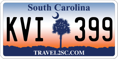 SC license plate KVI399
