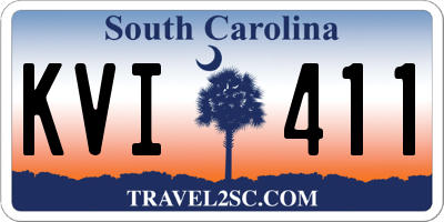 SC license plate KVI411