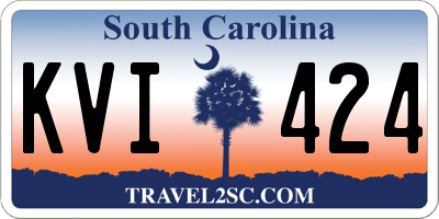 SC license plate KVI424