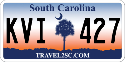SC license plate KVI427