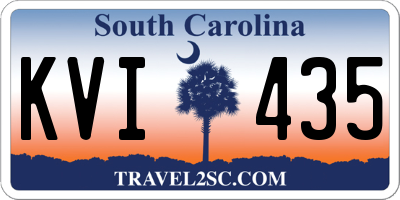 SC license plate KVI435