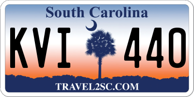 SC license plate KVI440