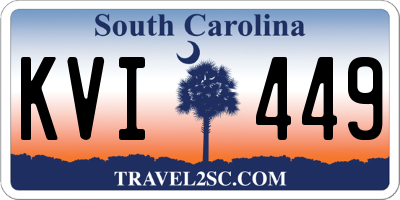 SC license plate KVI449