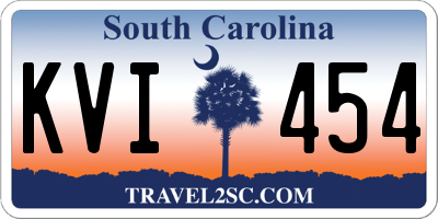 SC license plate KVI454