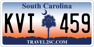 SC license plate KVI459